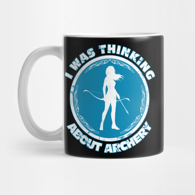 I was thinking about archery by NicGrayTees